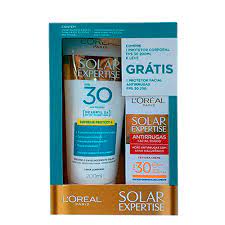 Kit L'Oréal Expertise Supreme Protect Protetor Solar Corporal + Protetor Solar Facial Antirrugas FPS 70 - 25 g