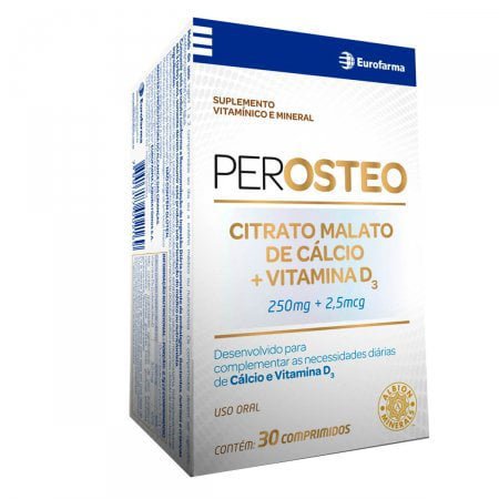 Suplemento Vitamínico Perosteo 30 Unidades - Comprimido