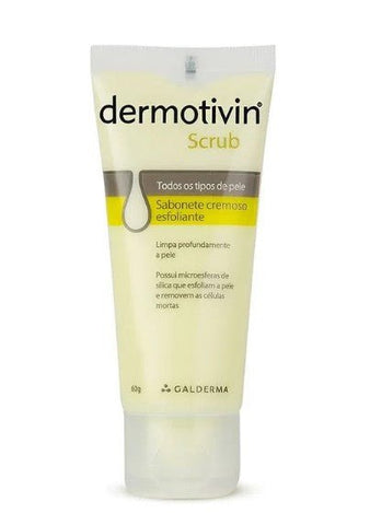 Sabonete Dermotivin Scrub Cremoso Esfoliante Todos Os Tipos de Pele 60G