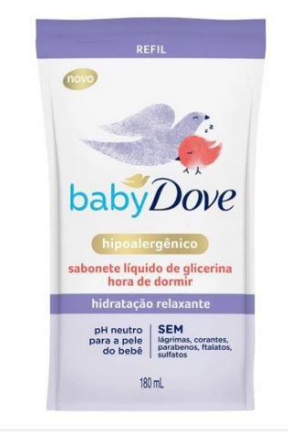 Sabonete Líquido Baby Dove Hora de Dormir Refil 180Ml