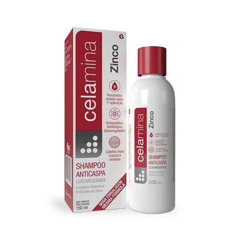 Shampoo Anticaspa Celamina Zinco 150Ml