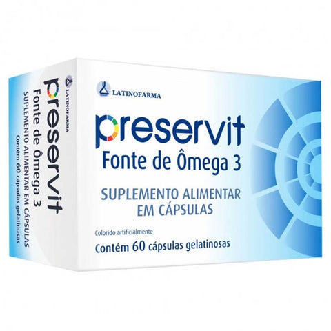 Suplemento Alimentar Preservit Ômega 3 60 Unidades - Cápsula