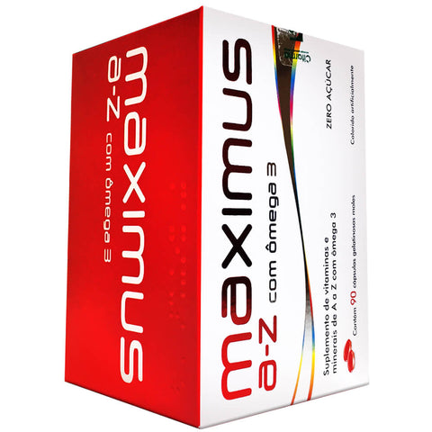 Polivitamínico Maximus A-Z 90 Unidades - Cápsula