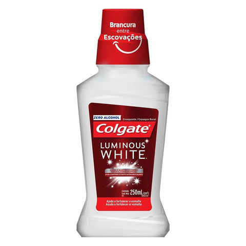 Enxaguante Bucal Colgate Luminous White Linha XD Shine - 250 mL