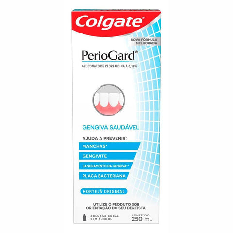Enxaguante Bucal Colgate Periogard Sem Álcool, 1 Unidade Com 250Ml