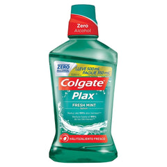Enxaguante Bucal Colgate Plax  Tradicional - Linha Fresh Mint - 500 mL