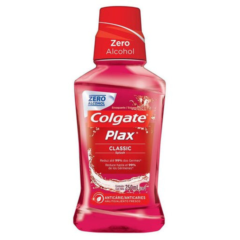 Enxaguante Bucal Colgate Plax Zero Álcool - Linha Classic - 250 mL
