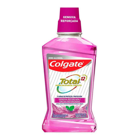Enxaguante Bucal Colgate Total 12  Zero Álcool - Linha Gengiva Reforçada - 500 mL