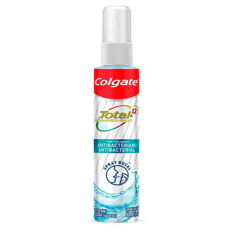 Enxaguante Bucal Spray Colgate Total 12  Antibacteriano - 60 mL