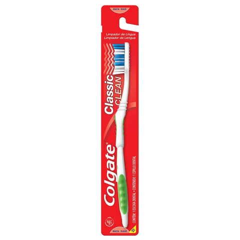 Escova de Dente Colgate Classic Macia, Lilás Com 1 Unidade