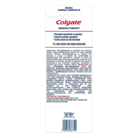 Escova de Dente Colgate Gengiva Therapy Macia, Sortida Com 3 Unidades