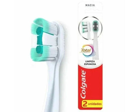 Escova de Dente Colgate Total Limpeza Espumosa 2 Unidades