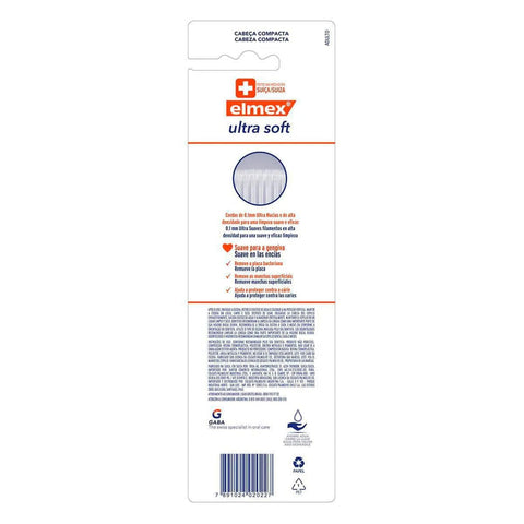 Escova de Dente Elmex Ultra Soft 3 Unidades, Sortido