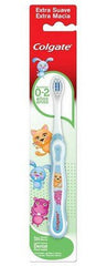 Escova de Dente Infantil Colgate Smiles 0 A 2 Anos, Barney, Extra Macia Com 1 Unidade