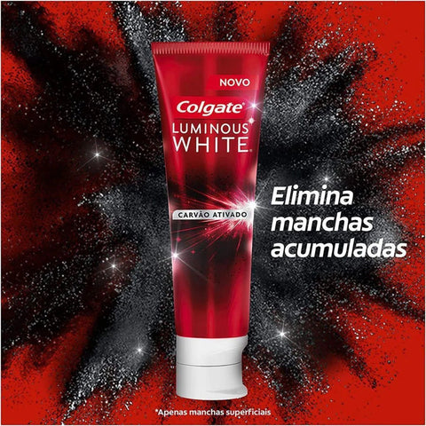 Pasta de Dente Colgate Luminous White Carvão Ativado 140 g