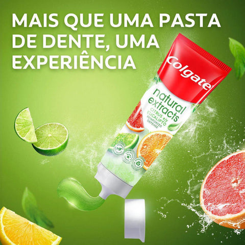 Pasta de Dente Colgate Natural Extracts Citrus & Eucalipto - 140 g