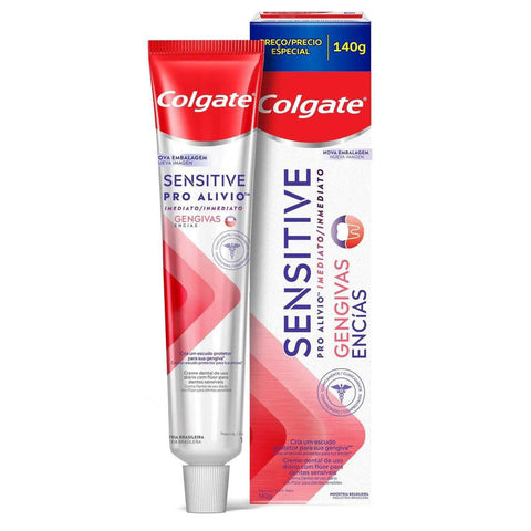 Pasta de Dente Colgate Sensitive Pró-Alívio Imediato Gengivas - 140 g