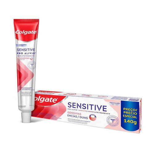 Pasta de Dente Colgate Sensitive Pró-Alívio Imediato Gengivas - 140 g
