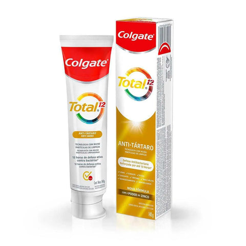 Pasta de Dente Colgate Total 12 Antitártaro 140 g