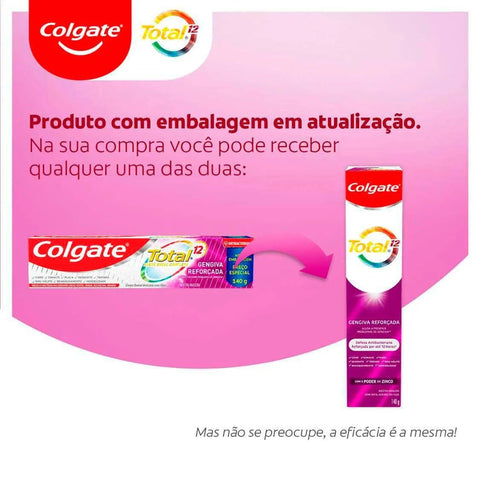 Pasta de Dente Colgate Total 12 Gengiva Reforçada 140 g