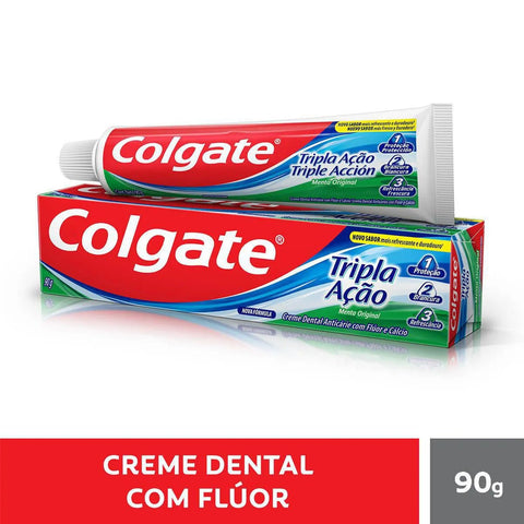 Pasta de Dente Colgate Tripla Ação Menta - 90 g