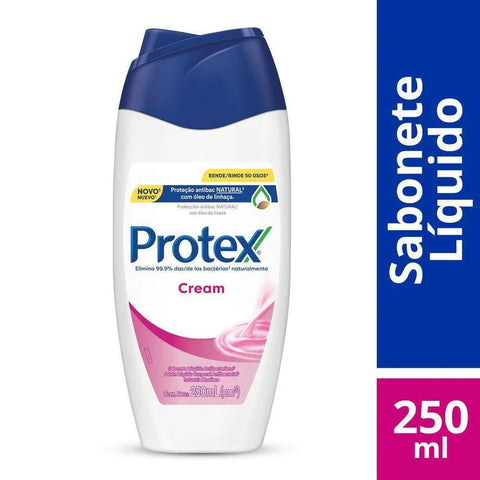 Sabonete Antibacteriano Protex Cream Líquido, 1 Unidade Com 250Ml