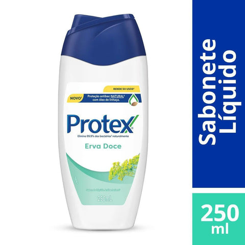 Sabonete Antibacteriano Protex Erva-Doce, Líquido, 1 Unidade Com 250Ml