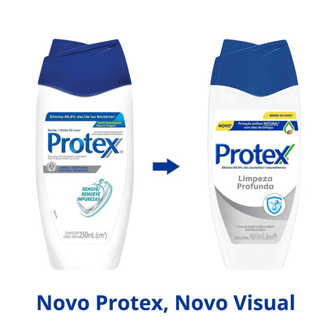 Sabonete Antibacteriano Protex Limpeza Profunda Líquido, 1 Unidade Com 250Ml