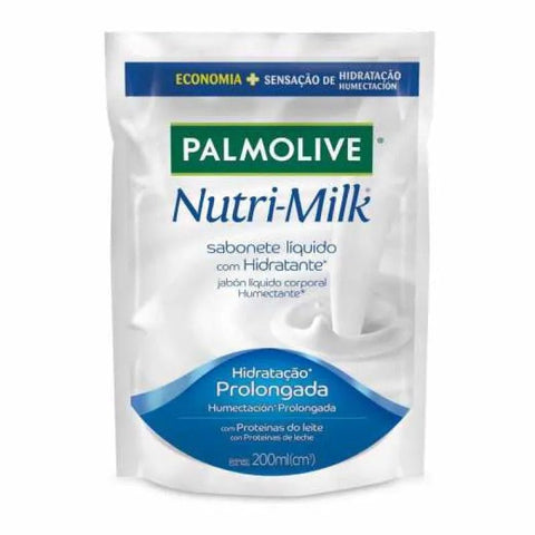 Sabonete Palmolive Nutri-Milk Refil, Líquido, 1 Unidade Com 200Ml