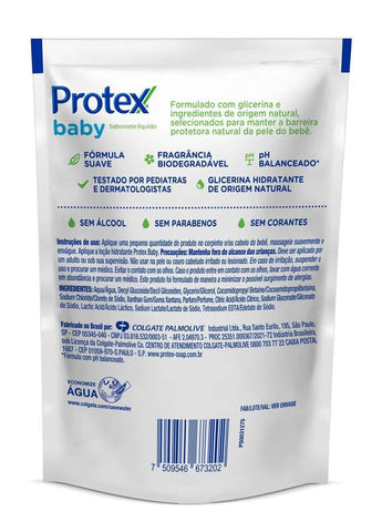 Sabonete Protex Baby Glicerina Refil 180 Ml