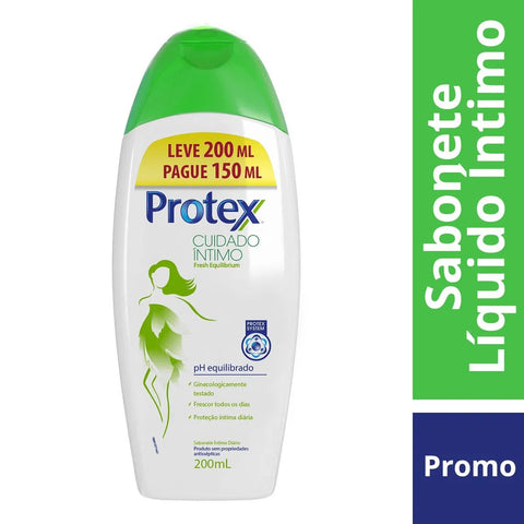 Sabonete Protex Cuidado Íntimo Fresh Equilibrium, Líquido, 200Ml