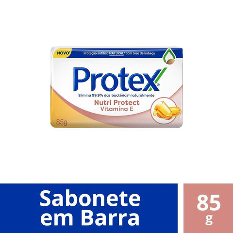 Sabonete Protex Nutri Protect Vitamina E, Barra, 1 Unidade Com 85G
