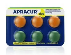 Apracur Duo 500mg + 2mg + 30mg - 6 Unidades - Comprimido