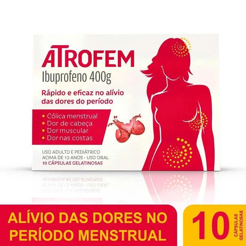 Atrofem 400mg - 10 Unidades - Cápsula