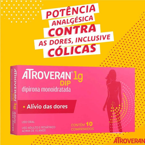 Atroveran Dip 1g - 10 Unidades - Comprimido