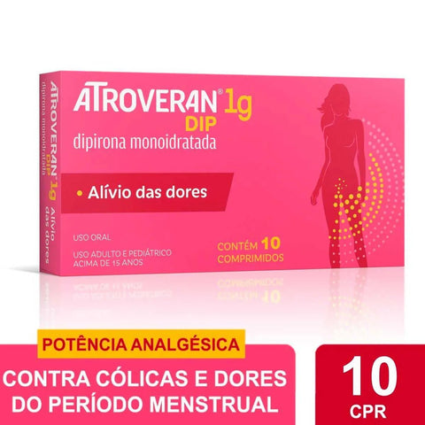 Atroveran Dip 1g - 10 Unidades - Comprimido