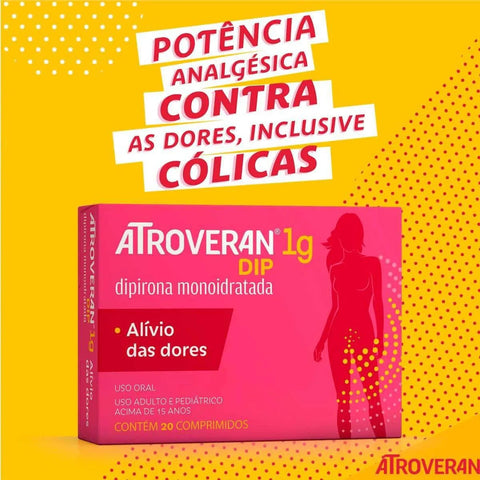 Atroveran Dip 1g - 20 Unidades - Comprimido