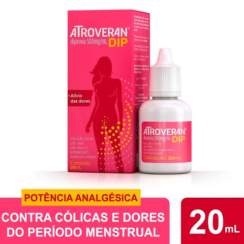 Atroveran Dip 500mg/mL - 20 mL - Solução