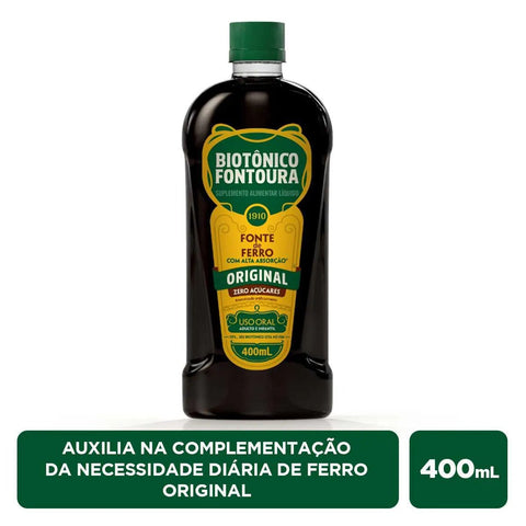 Biotônico Fontoura Tradicional - 400 mL - Solução