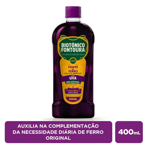 Biotônico Fontoura Uva - 400 mL - Solução