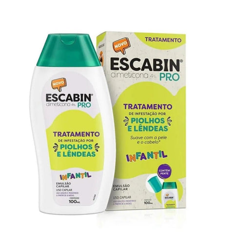 Emulsão Capilar Infantil Escabin Pro 4% 100Ml