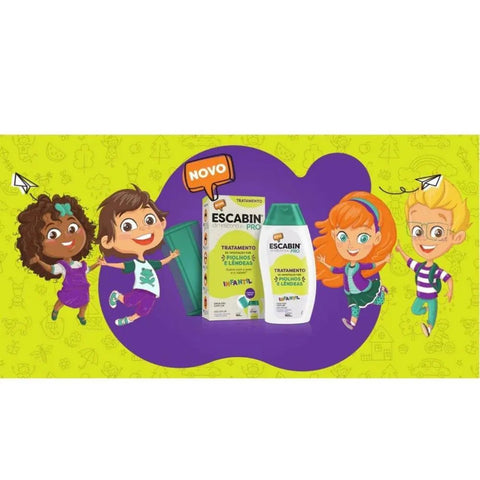 Emulsão Capilar Infantil Escabin Pro 4% 100Ml
