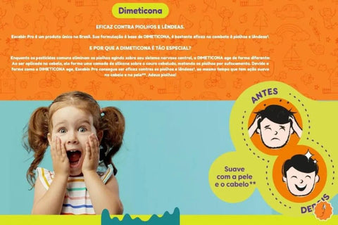 Emulsão Capilar Infantil Escabin Pro 4% 100Ml