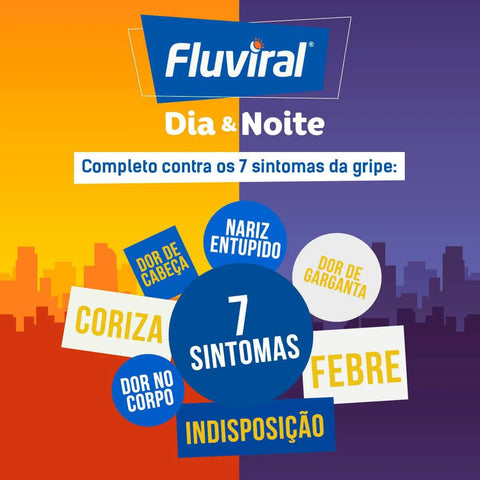 Fluviral Dia 800mg + 20mg - 20 Unidades - Comprimido