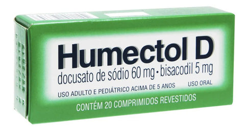 Humectol D 5mg + 60mg - 20 Unidades - Comprimido