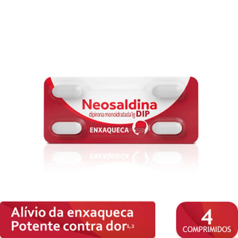 Neosaldina Dip 1g - 4 Unidades - Comprimido