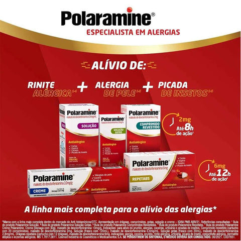 Polaramine 10mg/g - 30 g - Creme