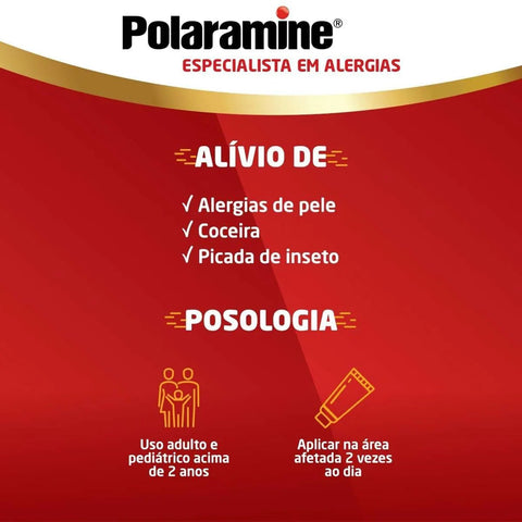 Polaramine 10mg/g - 30 g - Creme