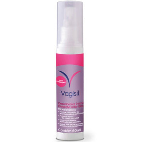 Desodorante Íntimo Vagisil Odor Block Spray, 1 Unidade Com 60Ml