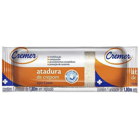 Atadura Cremer Crepom Cysne 12cm X 1,8 m - 1 Unidade
